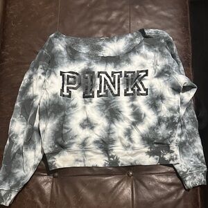 PINK Off The Shoulder Sweater